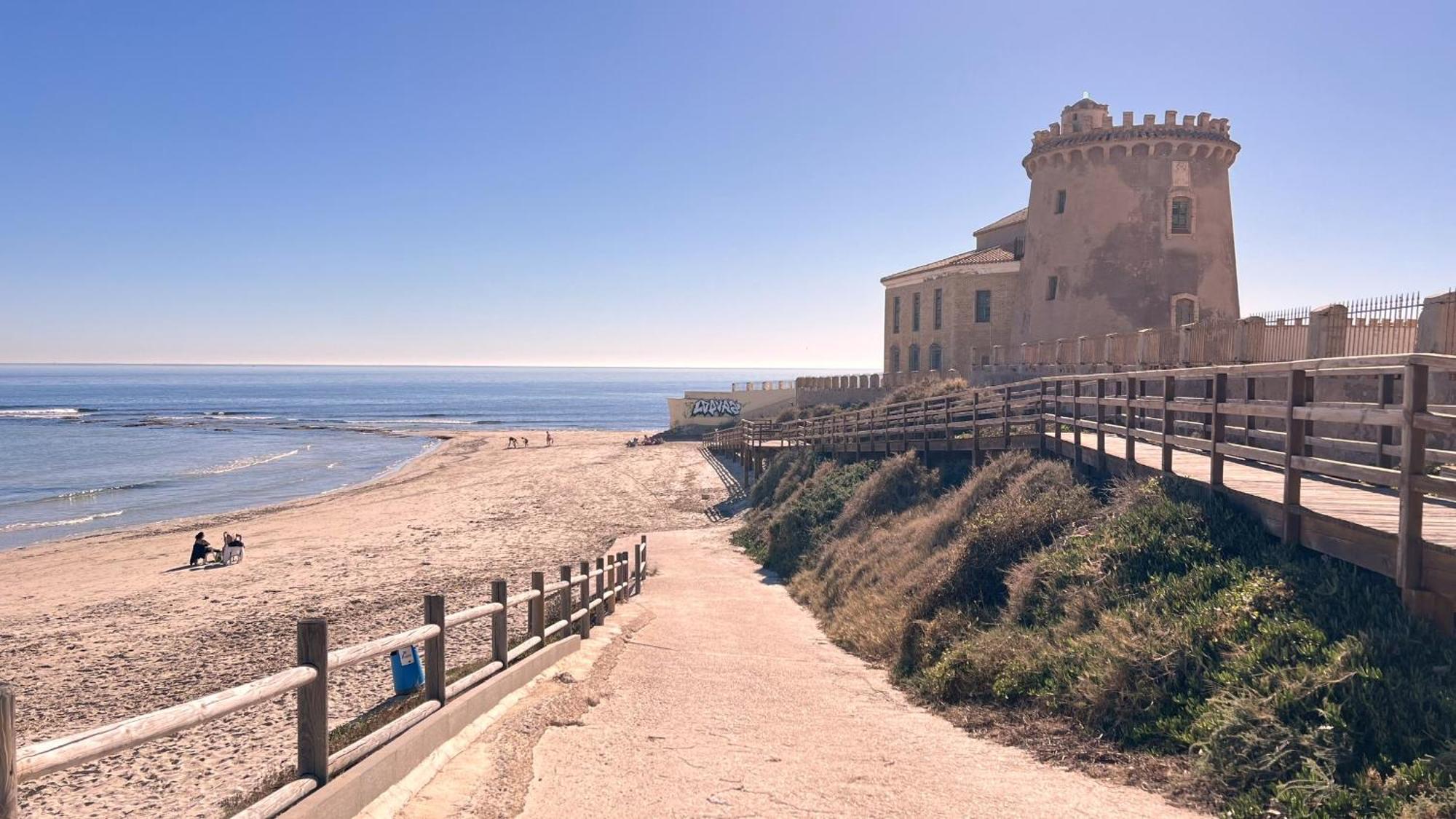 Torre de la HoradadaLa Torre - Terraza Y Vistas Al Marアパートメント エクステリア 写真